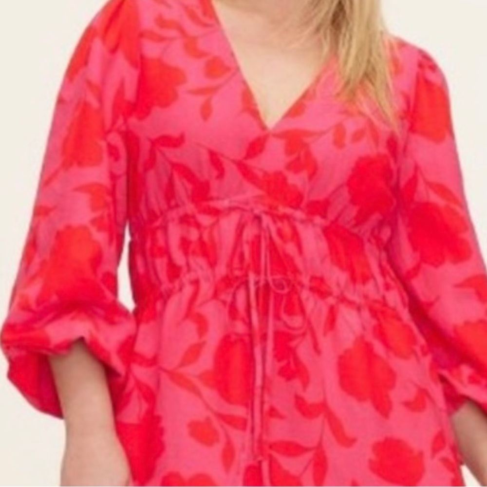 Kate Spade x Target Pink Floral V-Neck Dress NWT size XS, Sm & Med